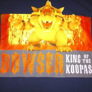 Super Mario Bros Movie Bowser King of The Koopas T-Shirt Size X-Large